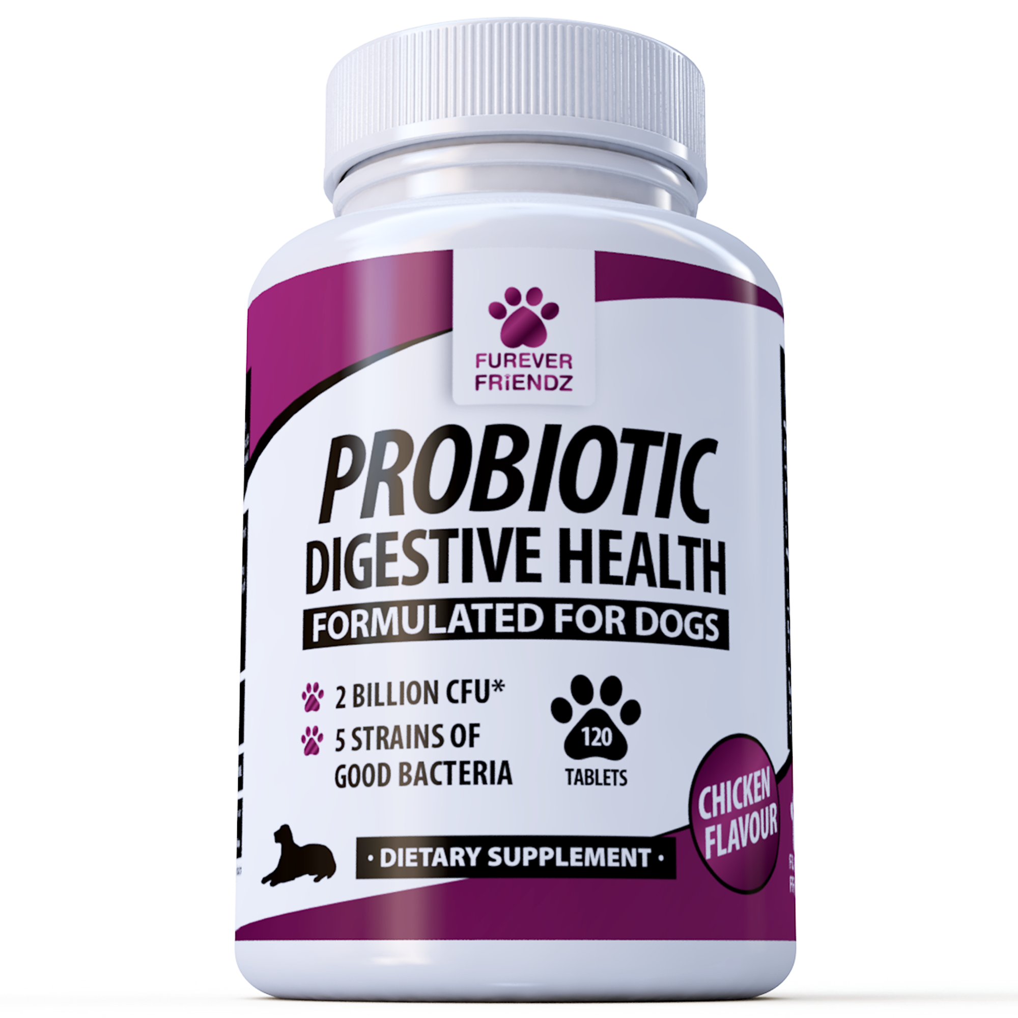 Probiotics for Dogs: Aids Good Digestive Health (Chicken Flavour Tablets)