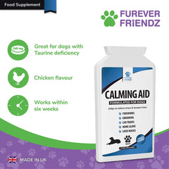 Calming Aid For Dogs: Chicken Flavour Chewable Tablets