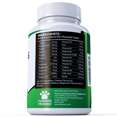 Daily Multi-Vitamins for Dogs: Overall Health & Well-Being (Chicken Flavour Tablets)